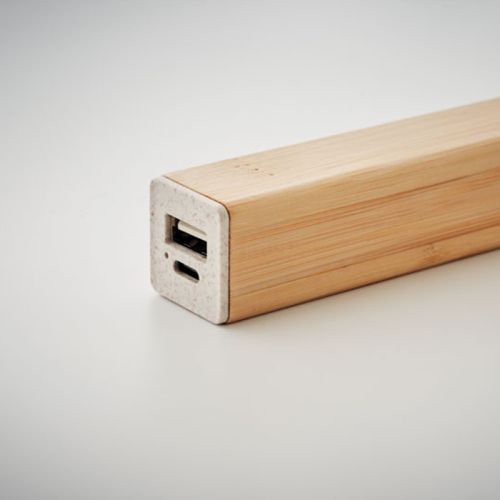 Powerbank with bamboo housing - Image 5